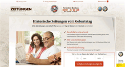 Desktop Screenshot of historische-zeitungen.de